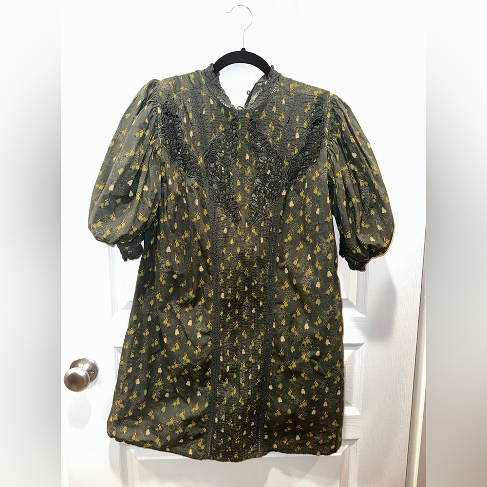 Farm Rio Pear Mini Dress